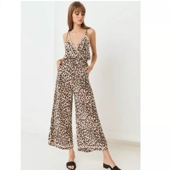 Spell Pants - Spell & The Gypsy Bodhi Leopard Jumpsuit XS